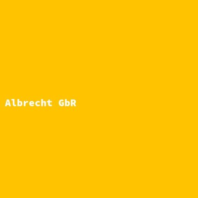 Hersteller: Albrecht GbR