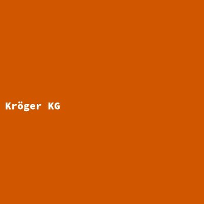 Hersteller: Kröger KG