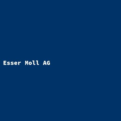 Hersteller: Esser Moll AG