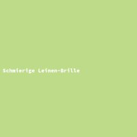 Schmierige Leinen-Brille