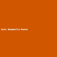 Gute Baumwolle-Kanne