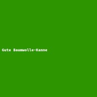 Gute Baumwolle-Kanne