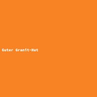 Guter Granit-Hut