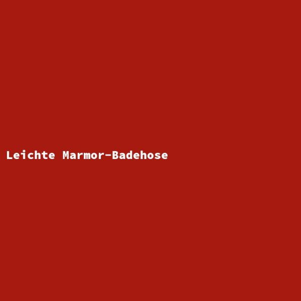 Leichte Marmor-Badehose
