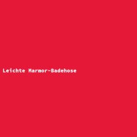 Leichte Marmor-Badehose